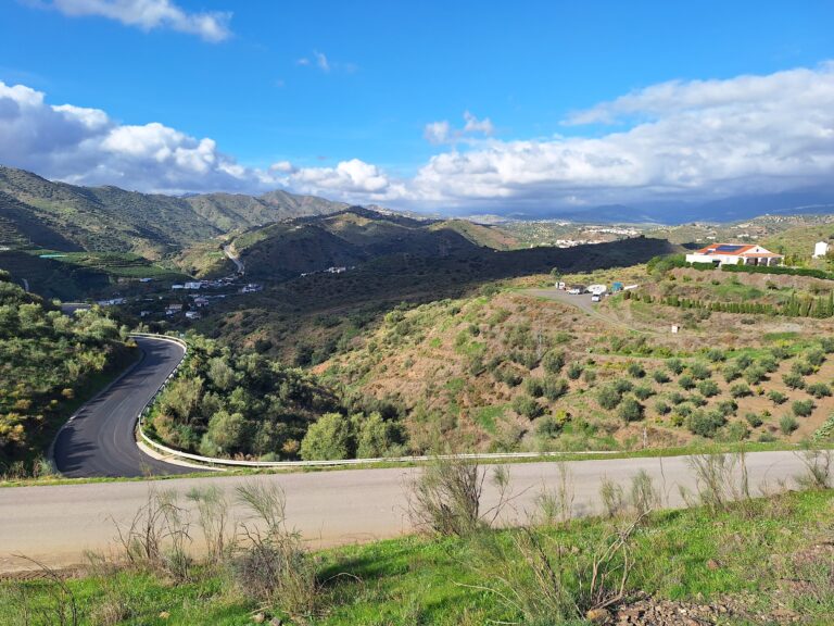 Valley for the landfill